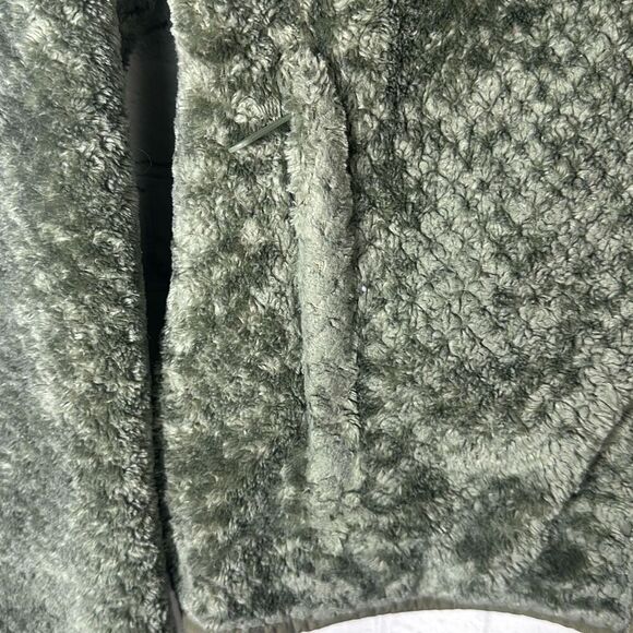 Columbia Fire Side II Sherpa Full Zip Fleece Jacket size M Medium Green - Picture 4 of 9